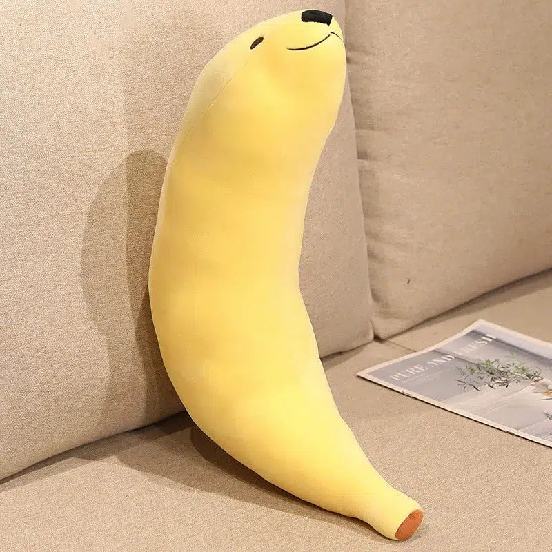 Peluche de perro platano gigante