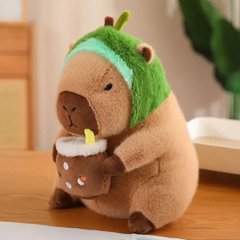 Bubble Tea Capybara Plush