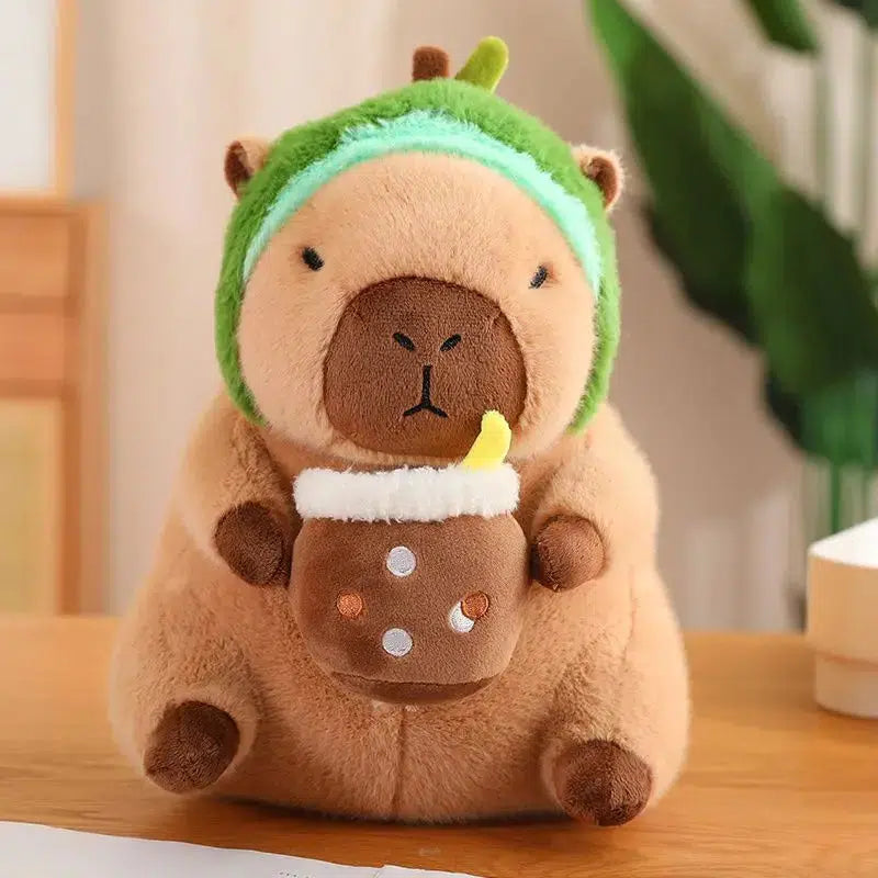 Bubble Tea Capybara Plush