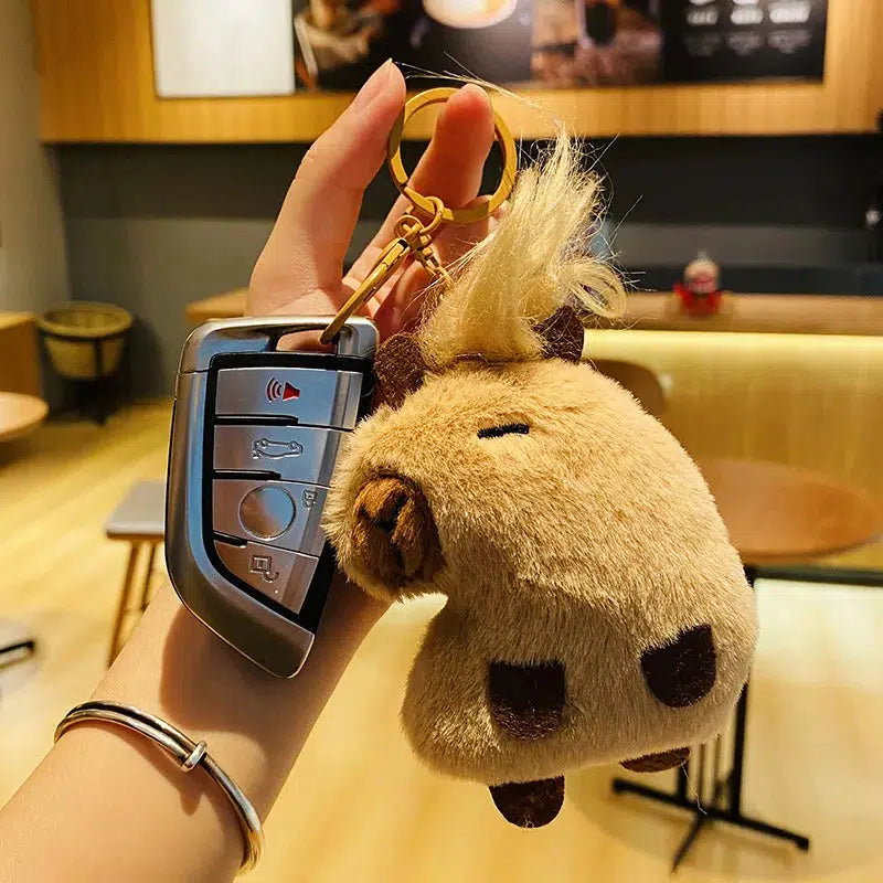 Capybara Plush Keychain