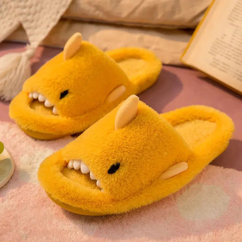 Fluffy Shark Slippers