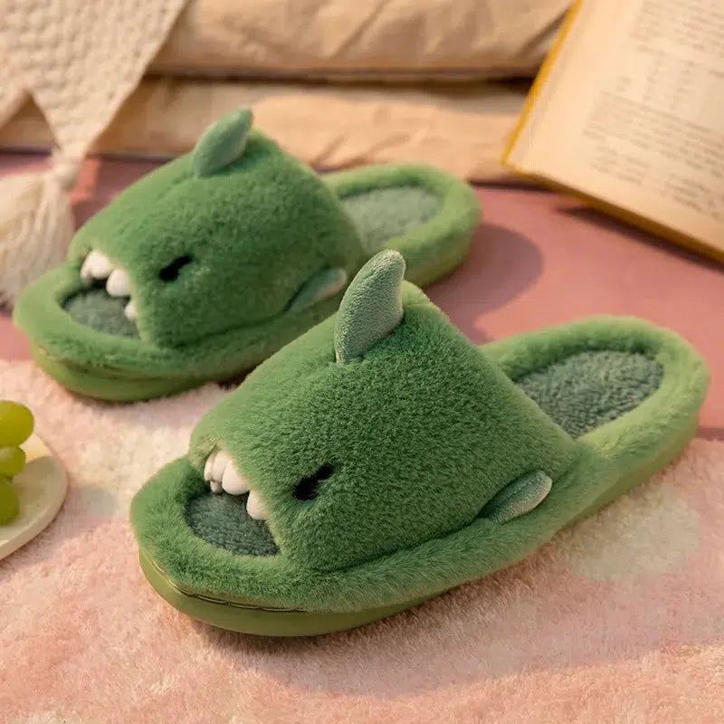 Fluffy Shark Slippers