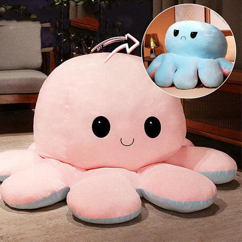 Giant Reversible Octopus Plush – Comfy Morning