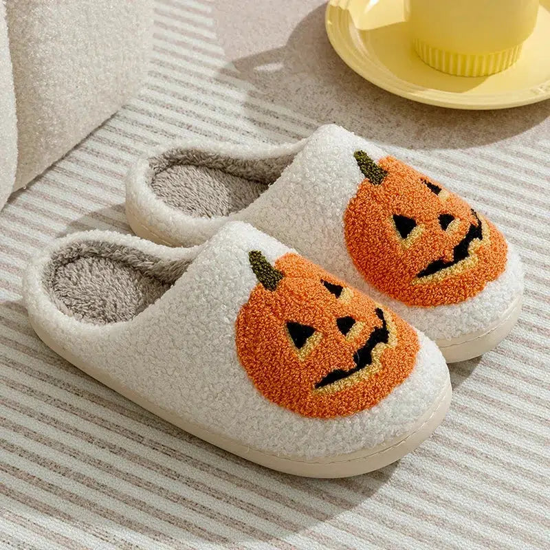 Halloween Pumpkin Slippers