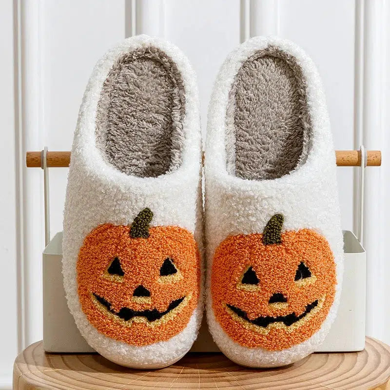 Halloween Pumpkin Slippers