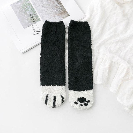 Fluffy Cat Paw Socks – Comfy Morning
