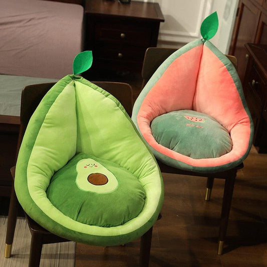 Fruit, Vegetables and Other Plush Chair Cushion