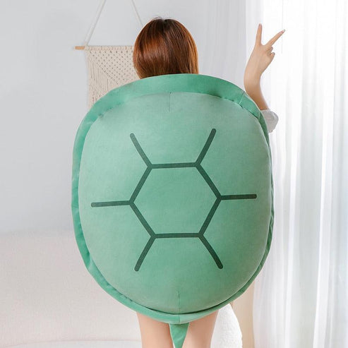 Giant Wearable Turtle Shell Plush – Comfy Morning